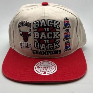Mitchell & Ness Deadstock Championship Chicago Bulls‎ Hat- NWT- Adjustable